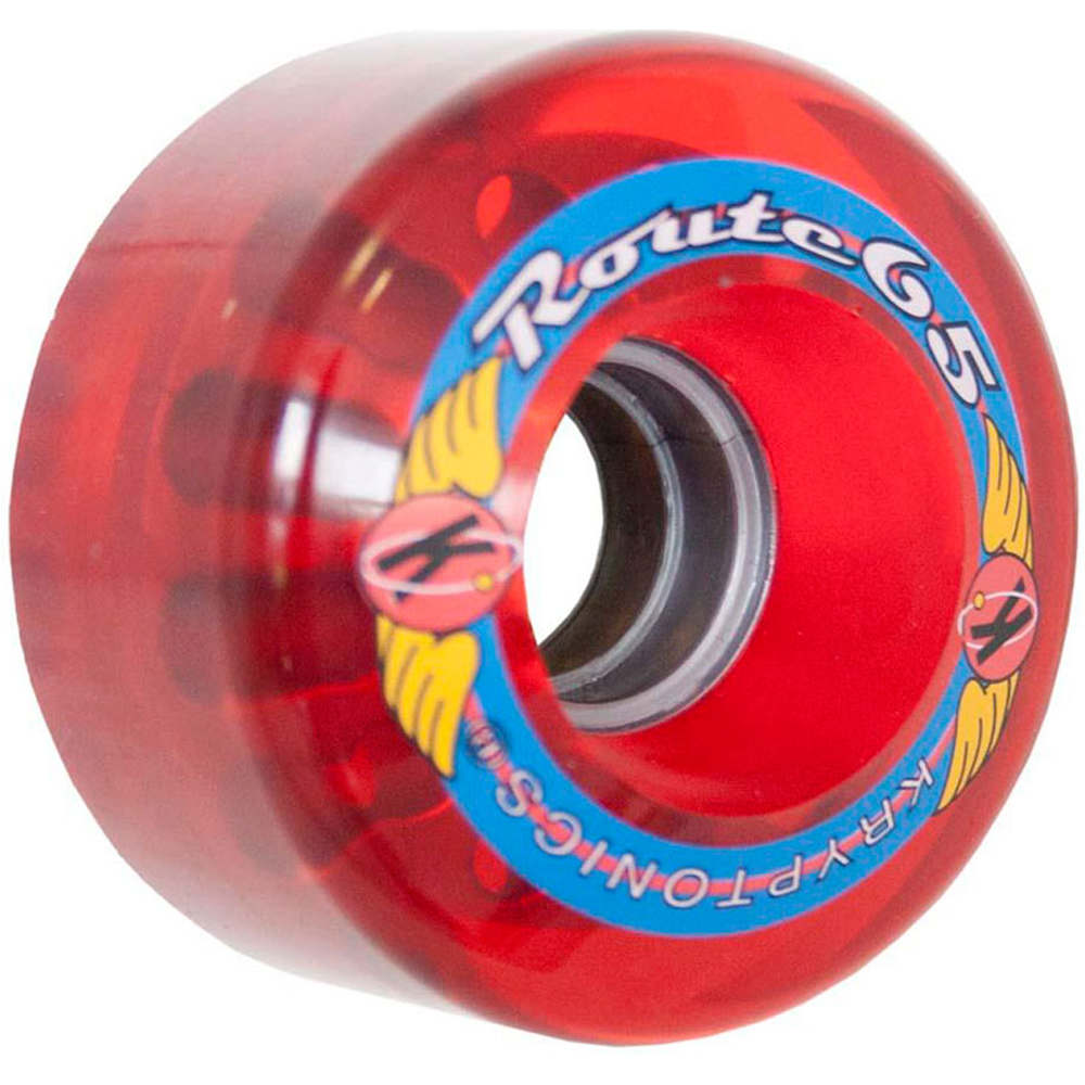 KRYPTONICS RUEDA ROLLER ROUTE 65mm-78A TRANS RED (1 UNI)