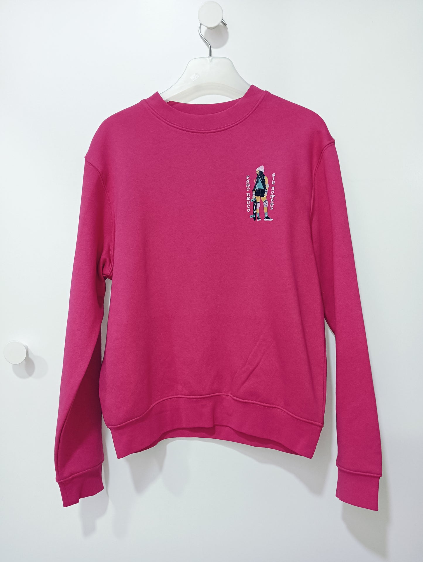 Sudadera Rosa con Dibujo
