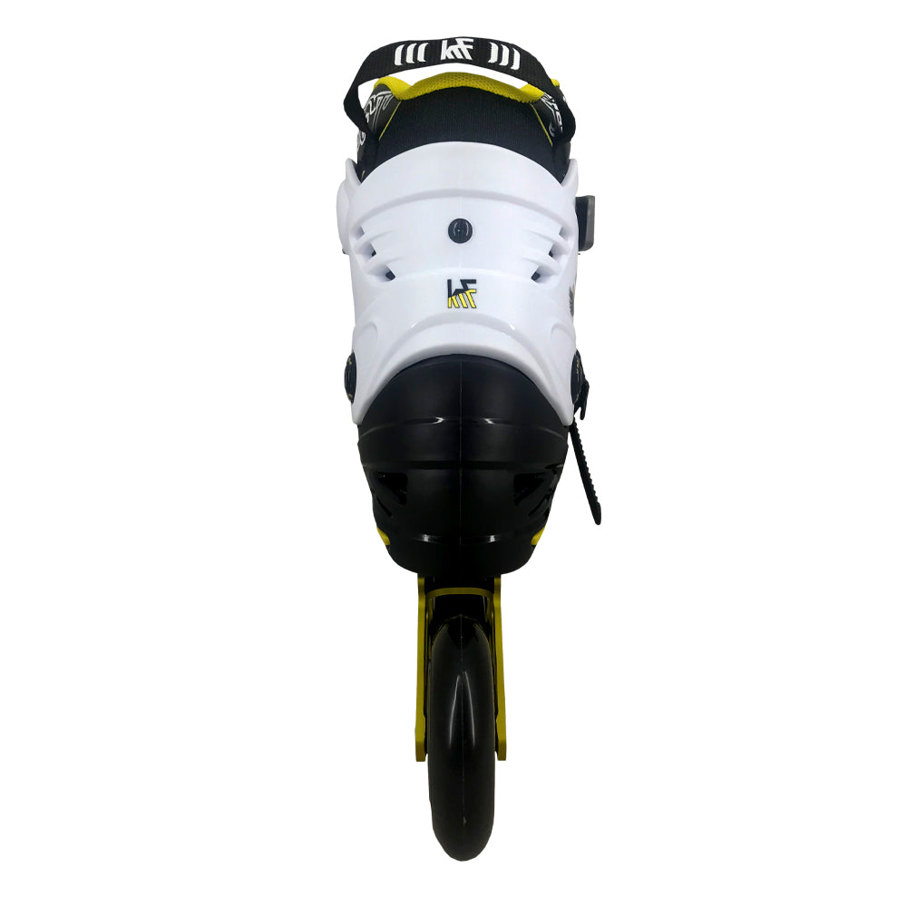 KRF PATÍN FREESKATE AJUSTABLE HARD IMPACT 4x90 AMARILLO