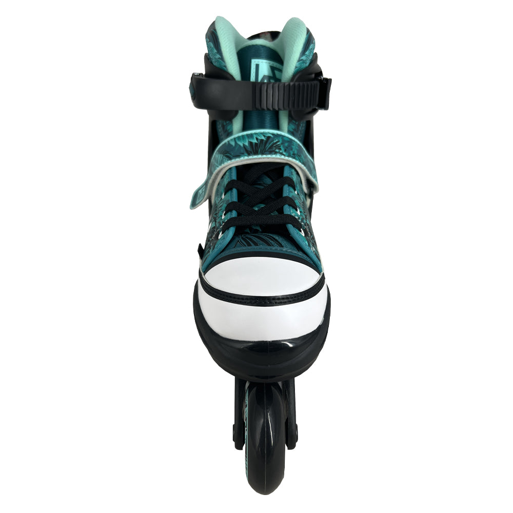 ADJUSTABLE INLINE SKATE JUNGLE GREEN