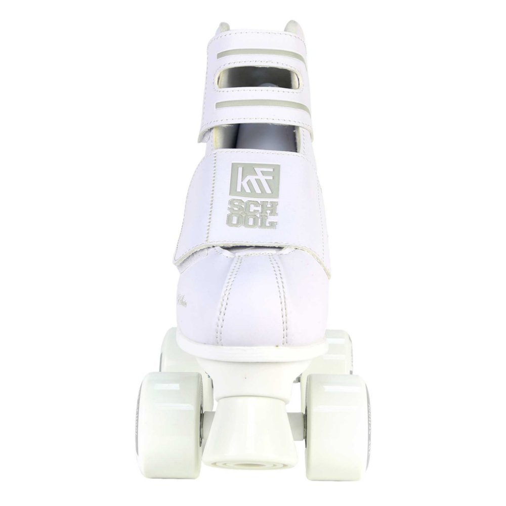 KRF School PPH Velcro White Roller Skate