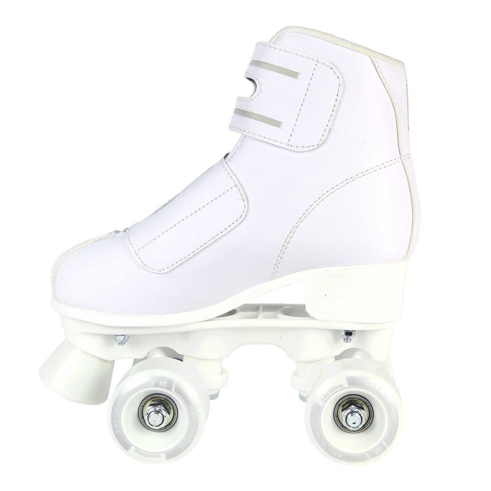 KRF School PPH Velcro White Roller Skate
