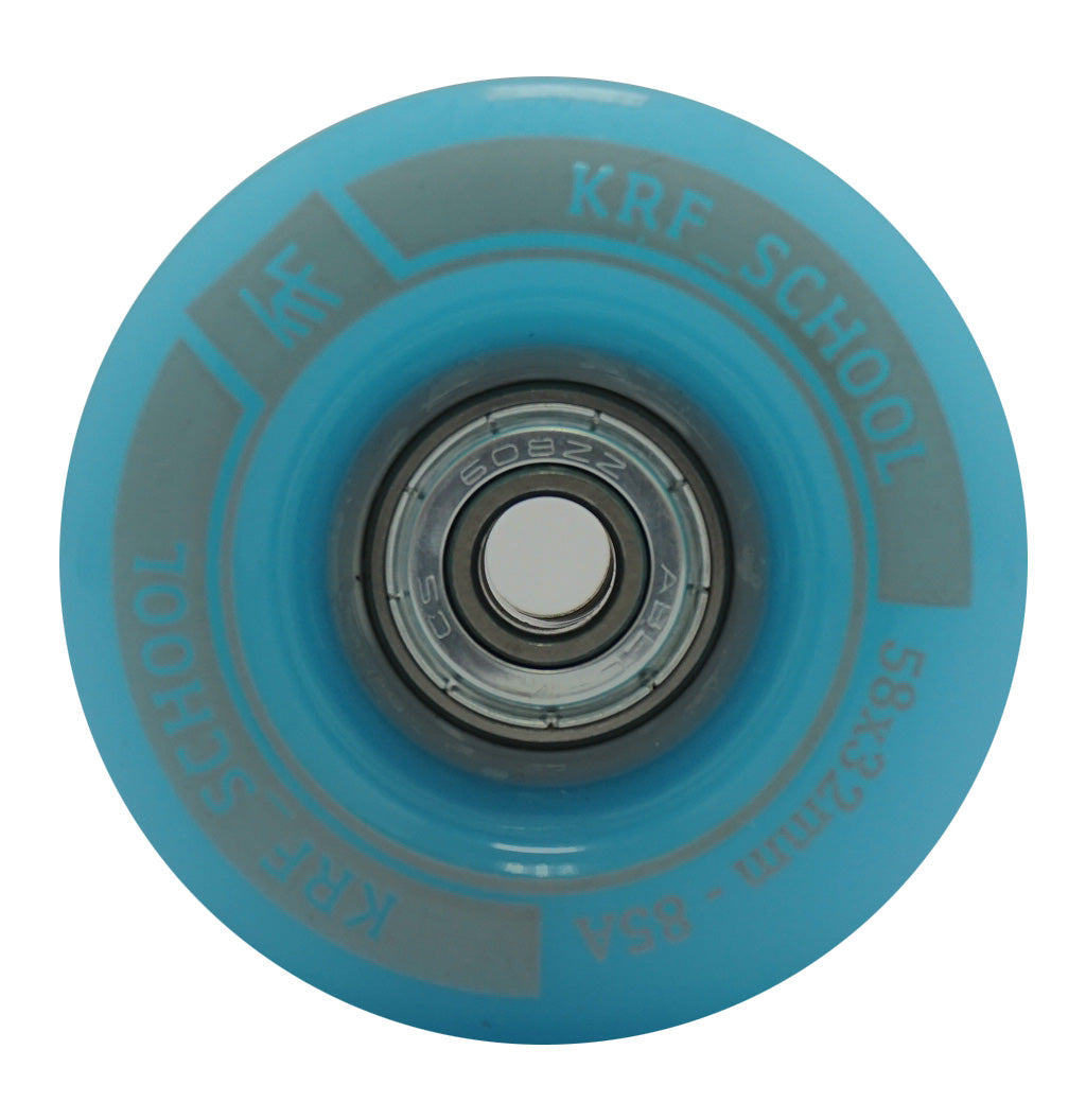 RUEDAS SCHOOL 58X32 MM 85A PUC CON LUCES Y RODAMIENTOS (2 UNI)