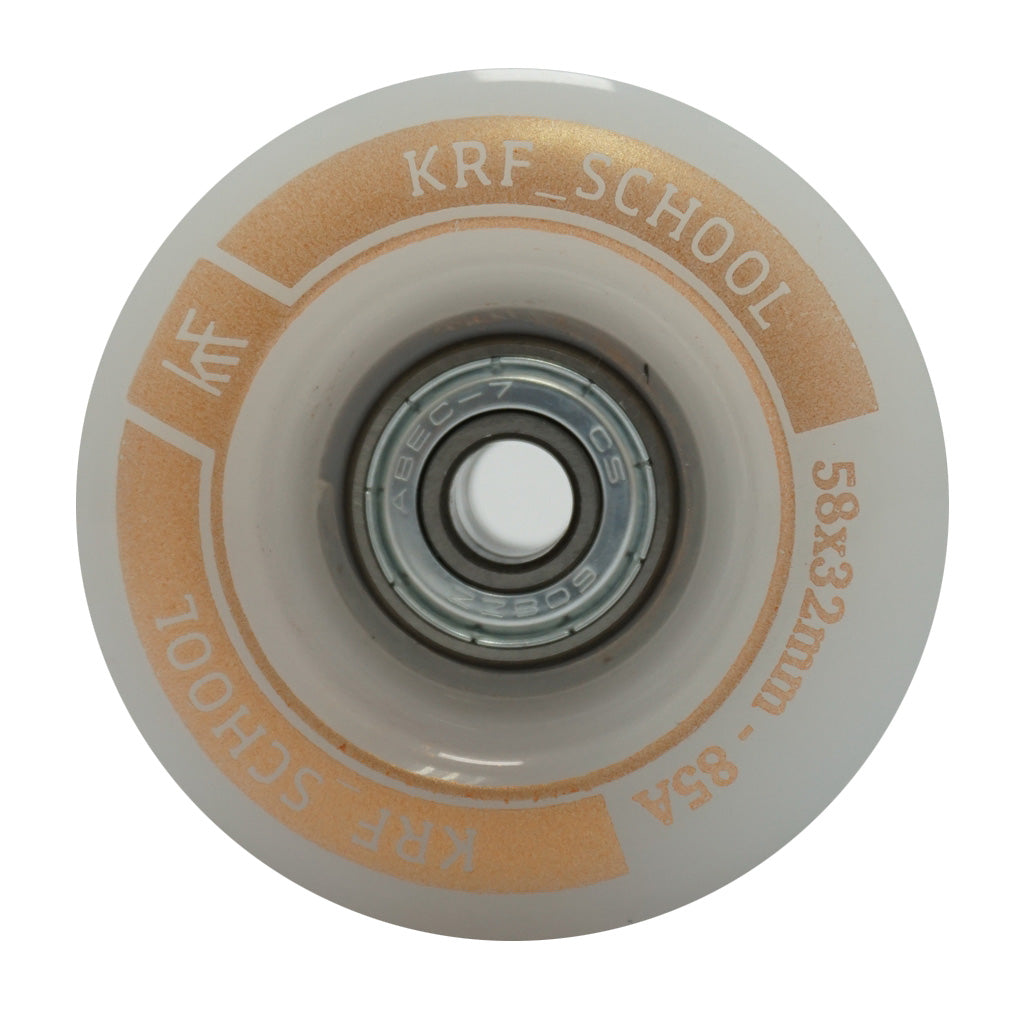 RUEDAS SCHOOL 58X32 MM 85A PUC CON LUCES Y RODAMIENTOS (2 UNI)