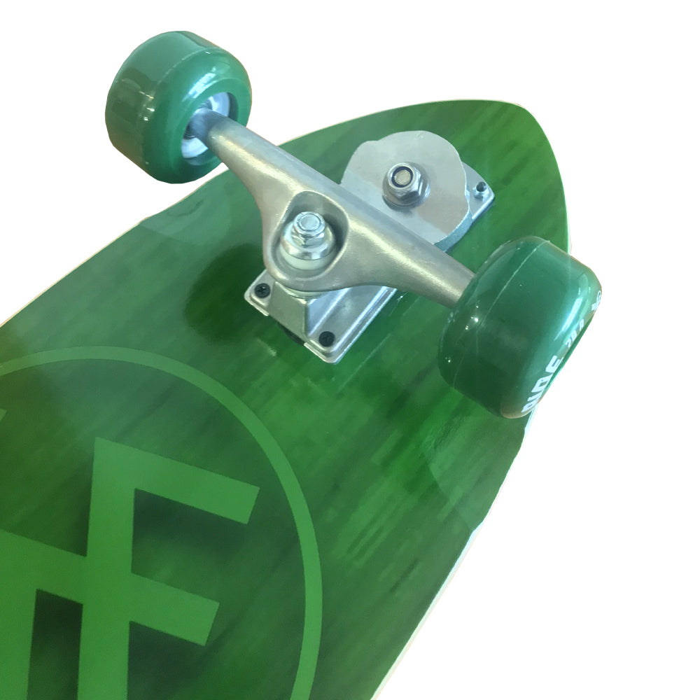 MONOPATIN KRF SURF SKATE READY TO RIDE VERDE