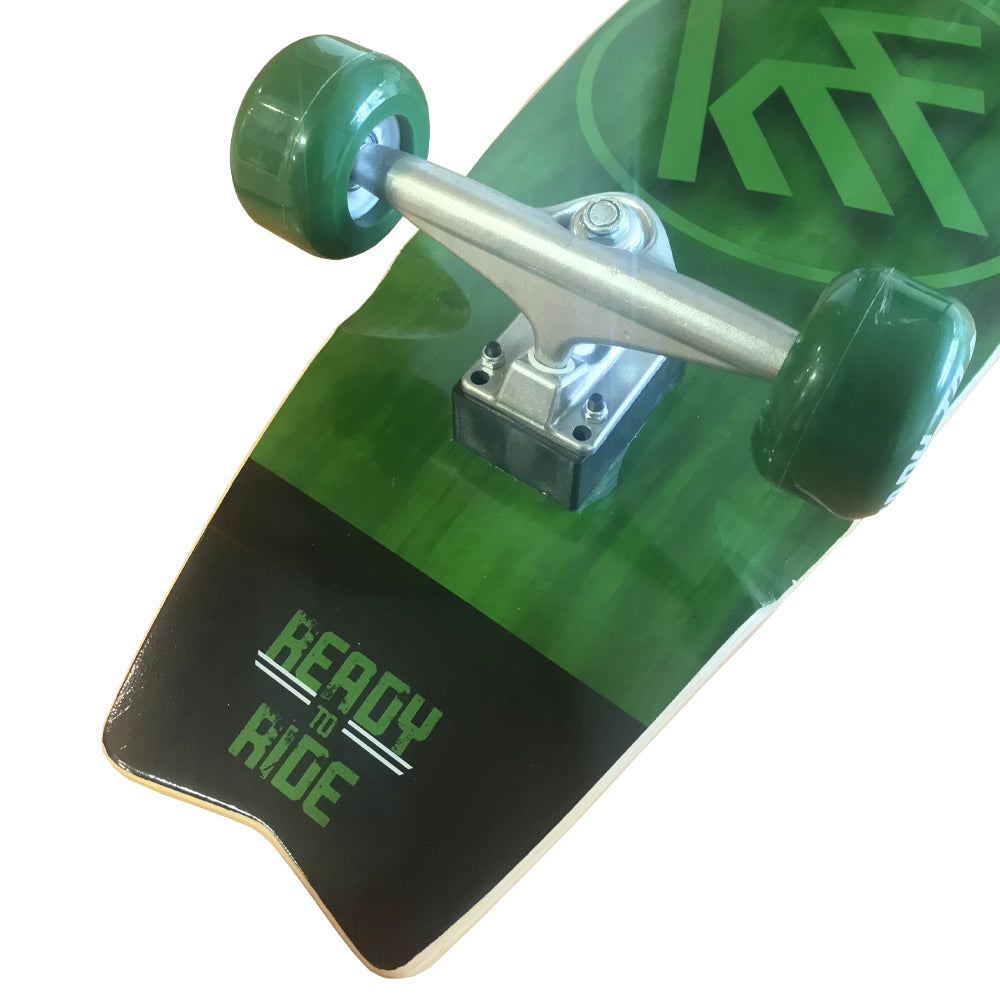 MONOPATIN KRF SURF SKATE READY TO RIDE VERDE