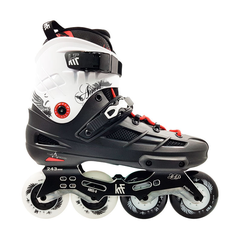 KRF FREESKATE ANGEL 4X80 NEW FRAME BLACK/WHITE