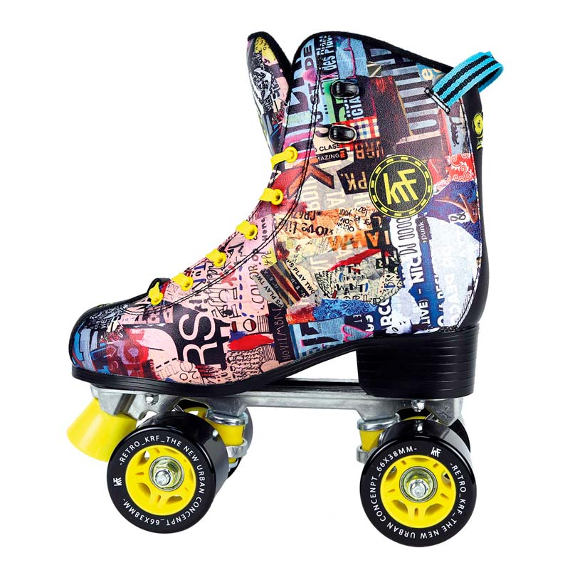 KRF RETRO ALU FASHION ART QUAD SKATE