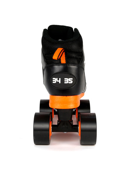 QUAD ROLLER RENTAL SENIOR BLACK SKATE
