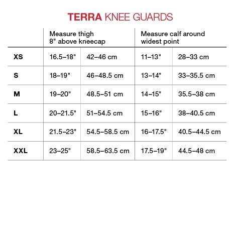 G-Form Terra Knee Guard Re-Zro Black