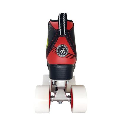 KRF HCK-350 PRO ROLLER QUAD SKATE BLACK/RED