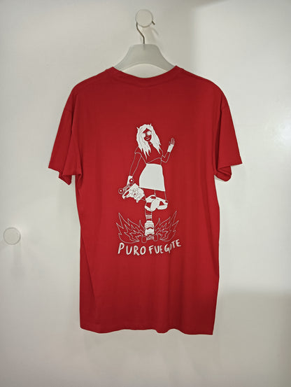 Camiseta Puro Fuegote Tania Roja