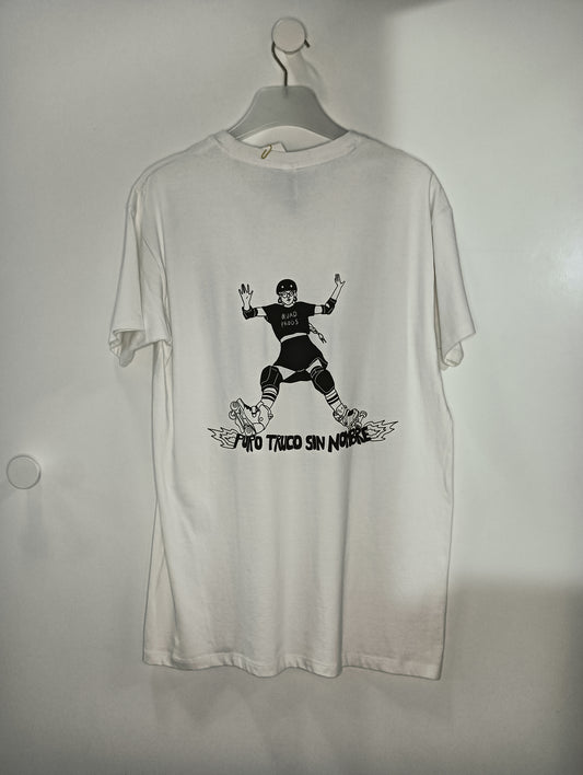 Camiseta Quad Skater Frida Blanca