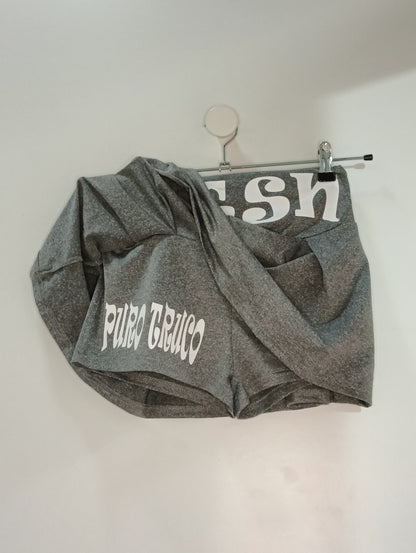 Falda pantalón gris PTSN