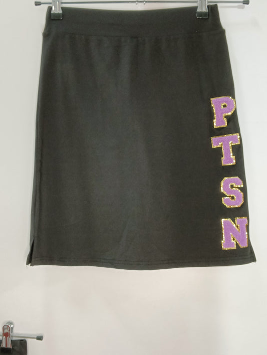 Falda pantalón tubo Morado