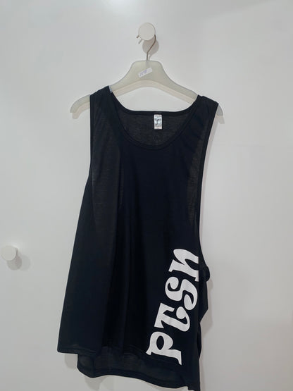 Camiseta sin manga Negro "Esqueleto"