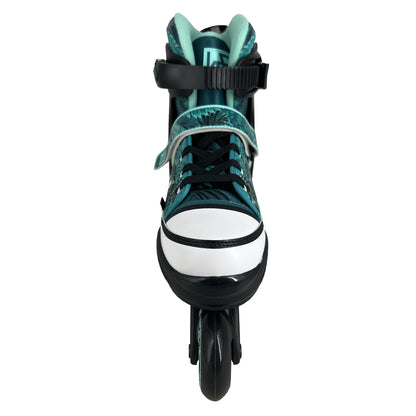 ADJUSTABLE INLINE SKATE JUNGLE GREEN