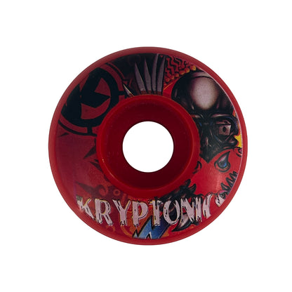 RUEDAS MONOPATIN 52MM PACK 4 UDS. ROJO/ROJO