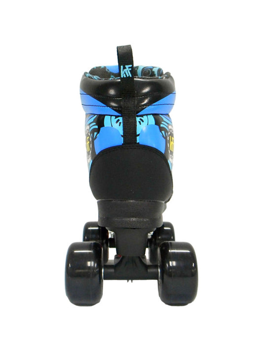 ROLLER STREET COLOR BLACK/BLUE QUAD SKATE