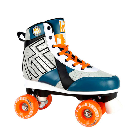 GRAY/BLUE STREET PERFORATED ROLLER SKATE