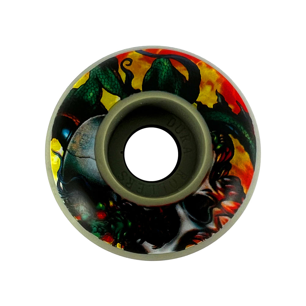 RUEDAS MONOPATIN 52MM PACK 4 UDS. GRIS/NEGRO/AMARILLO