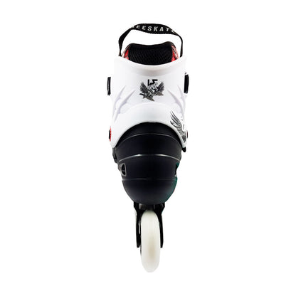 KRF FREESKATE ANGEL 4X80 NEW FRAME BLACK/WHITE
