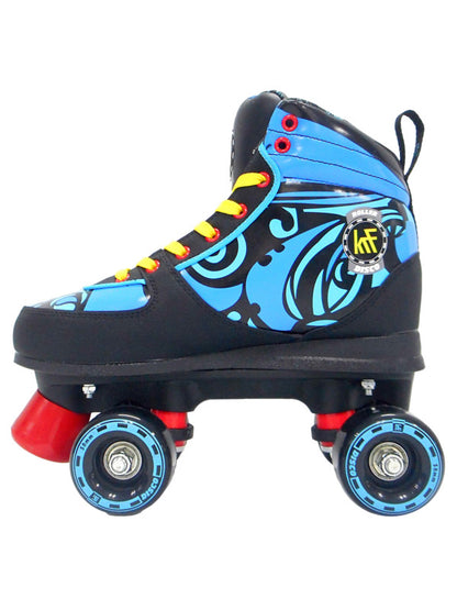 KRF ROLLER DISCO ETHNIC BLUE QUAD SKATE