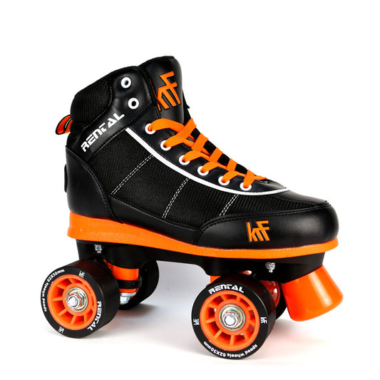 QUAD ROLLER RENTAL SENIOR BLACK SKATE