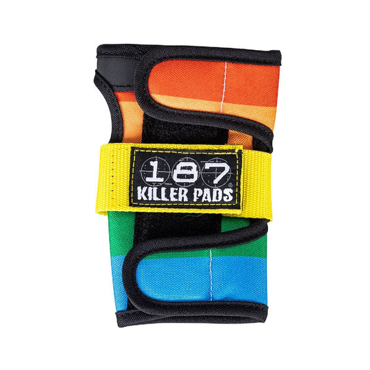 187 Wrist Guard Rainbow and black